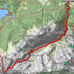 Via ferrata through Höllental valley (Höllentalklamm gorge) to Zugspitze