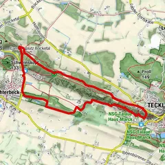 Teutoschleife Tecklenburger Bergpfad