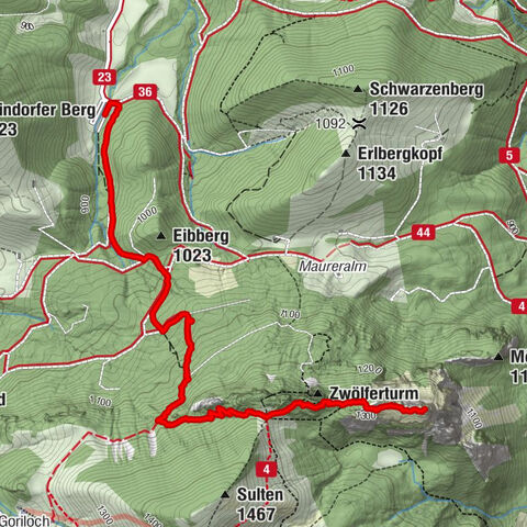 Gederer Wand, Oberbayern/Deutschland