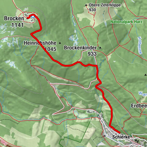 Brocken, Sachsen-Anhalt/Deutschland