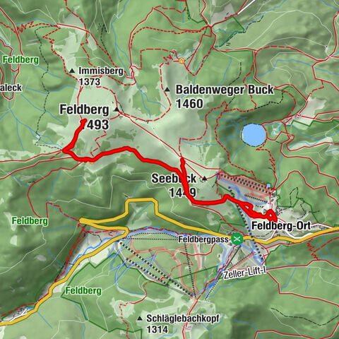 Feldberg (Schwarzwald), Regierungsbezirk Freiburg/Deutschland