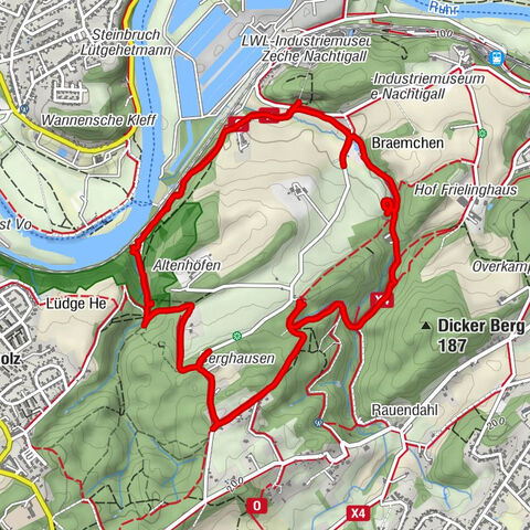 Witten, Regierungsbezirk Arnsberg/Deutschland