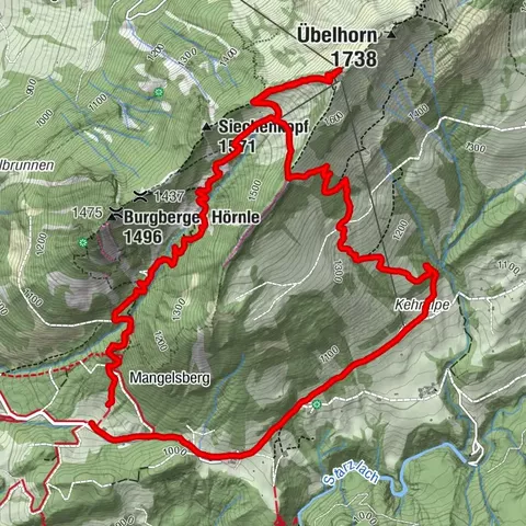 Burgberg im Allgäu, Schwaben/Deutschland