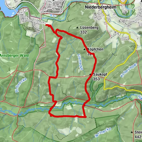 Möhnesee, Regierungsbezirk Arnsberg/Deutschland