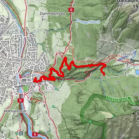 Oberstdorf, Schwaben/Deutschland