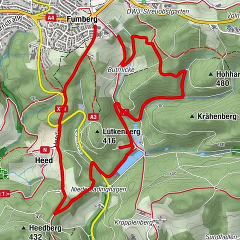 Fumberg, Regierungsbezirk Arnsberg/Deutschland
