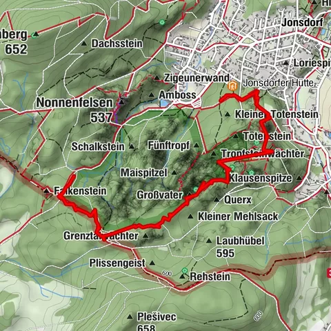 Jonsdorf, Sachsen/Deutschland
