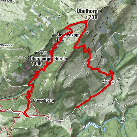 Burgberg im Allgäu, Schwaben/Deutschland