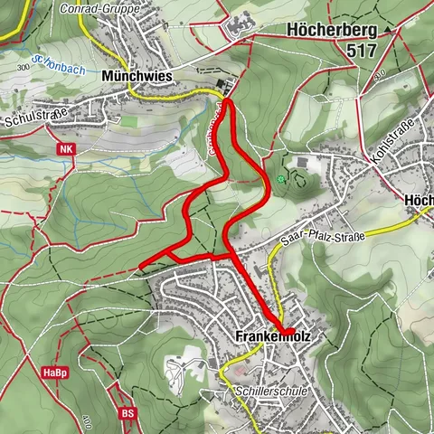 17.05.2026 - Von Frankenholz nach Münchwies und zurück üb den Grubenweg