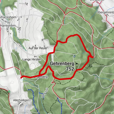 Ortswanderweg "Wildschwein" am Gehrenberg