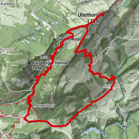 Burgberg im Allgäu, Schwaben/Deutschland