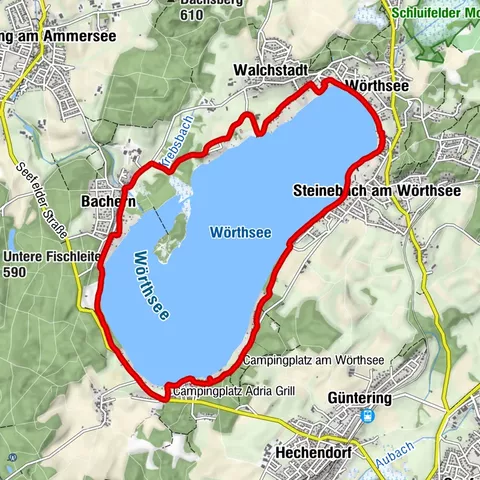 Wörthsee, Rundwanderung