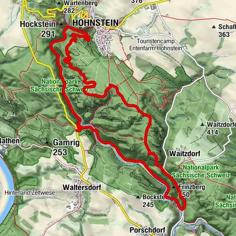 Polenztal-Runde mit Brandbaude