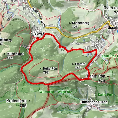Stryck, Regierungsbezirk Kassel/Deutschland