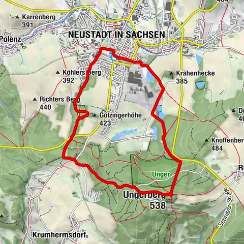 Neustadt in Sachsen, Sachsen/Deutschland