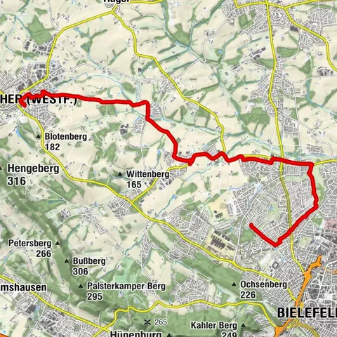 Bielefeld, Regierungsbezirk Detmold/Deutschland