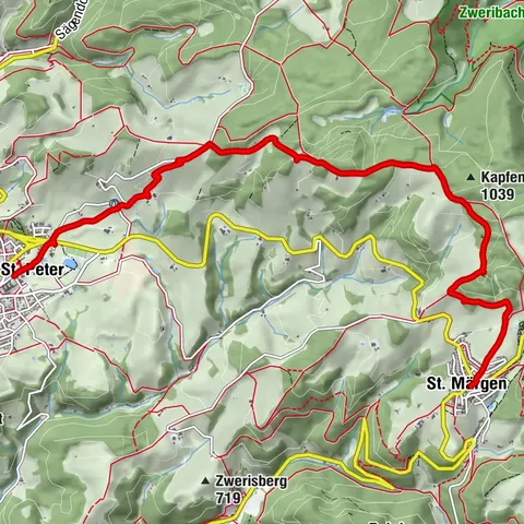 St. Märgen nach St Peter