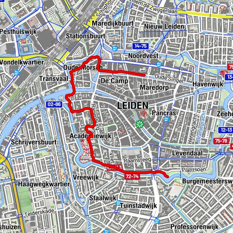 Leiden-hotspots