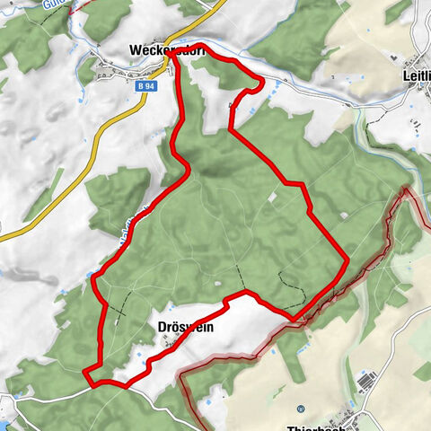 Von Weckersdorf nach Dröswein
