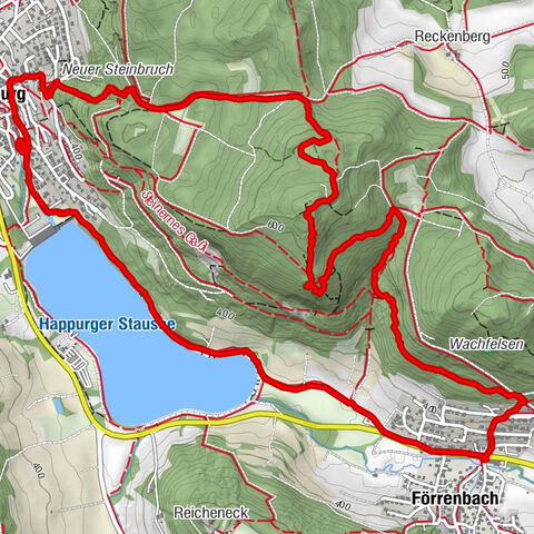 Happurger Stausee + Hohler Fels