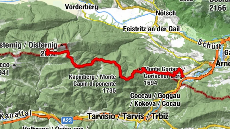 Karnischer Höhenweg – Etappe 8: Dolinza Alm – Thörl-Maglern