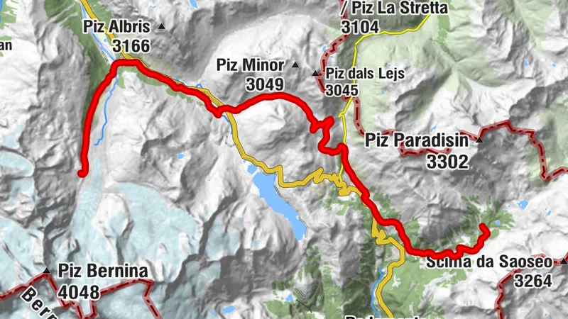 Bernina Trek Klassiker: Etappe 6 Chamanna da Boval-Rifugio Saoseo