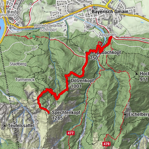 Dötzenkopf - Spechtenkopf - Dötzenkopf