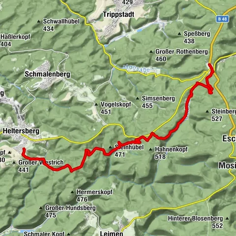 Pfälzer Waldpfad Etappe 02 Johanniskreuz - Heltersberg