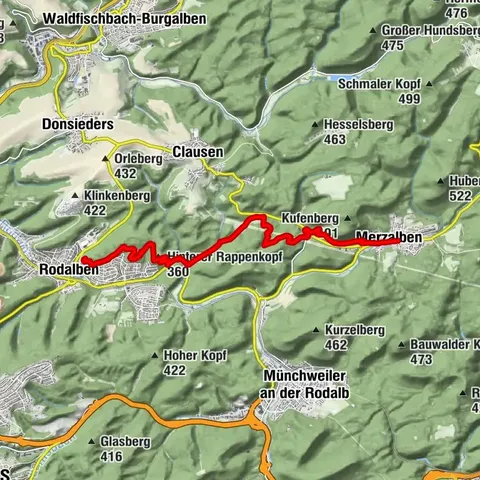 Pfälzer Waldpfad Etappe 04 Rodalben - Merzalben