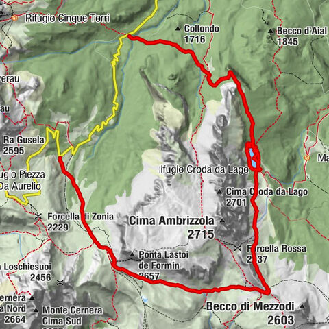 Tag 3 Dolomiten vom Pass Giau zum Lago Fedara