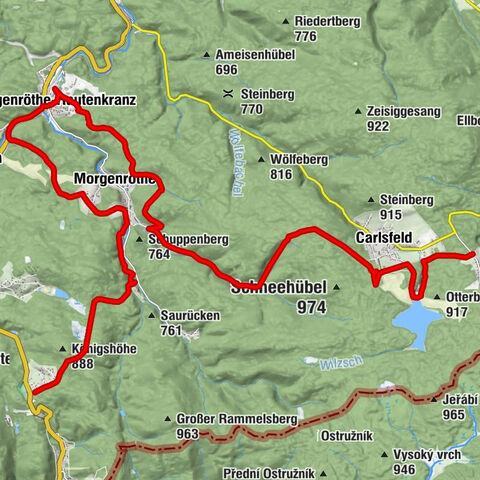 Kammweg Etappe 12 mit Abstechern zur Talsperre und Raumfahrtausstellung