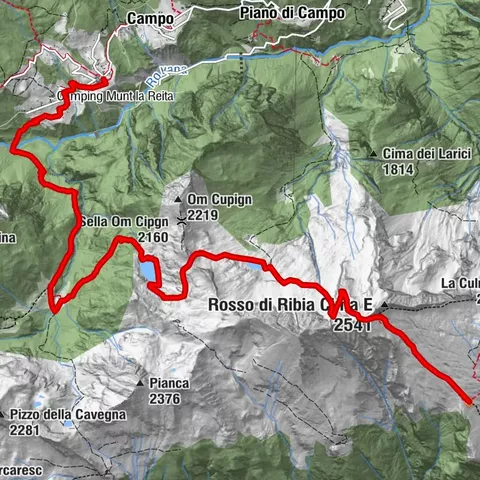 Via Alta Vallemaggia - Etappe 13: Cimalmotto-Capanna Ribia