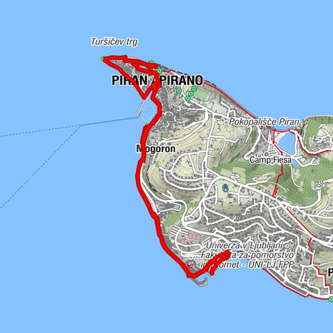 Stadtrundgang durch Piran (Slowenien)