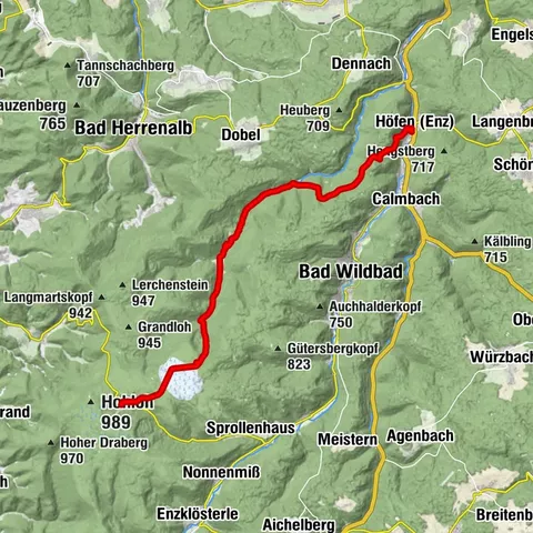 Von der moorigen Höhe ins Tal der plätschernden Enz