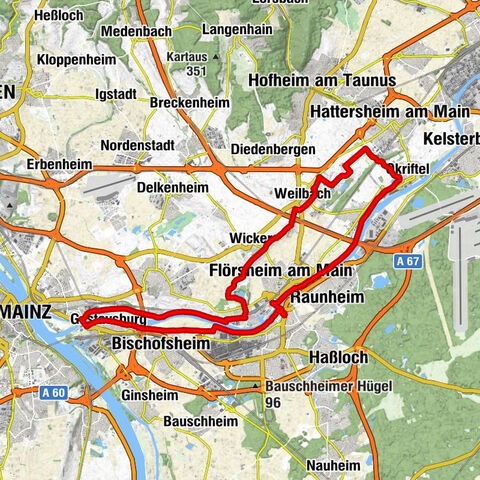 Mainrunde über Flötsheimer Warte