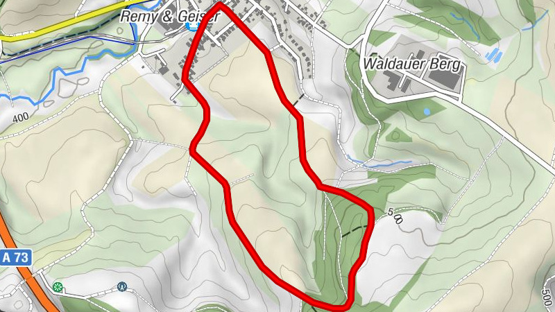 Rundwanderweg - Von Hinternah zur Maiburg - Thüringer Wald