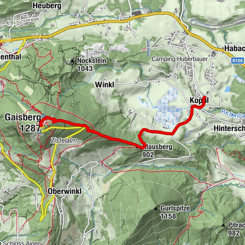 Von Koppl auf die Gaisbergspitze