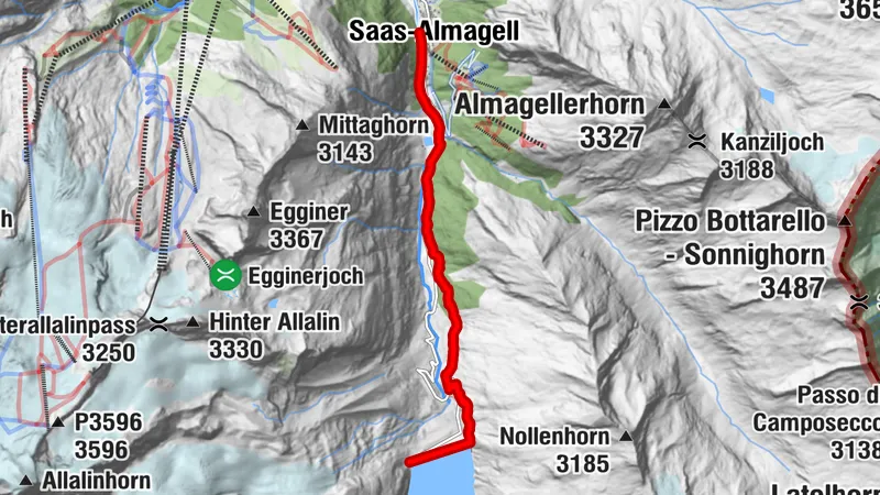 Talweg Mattmark