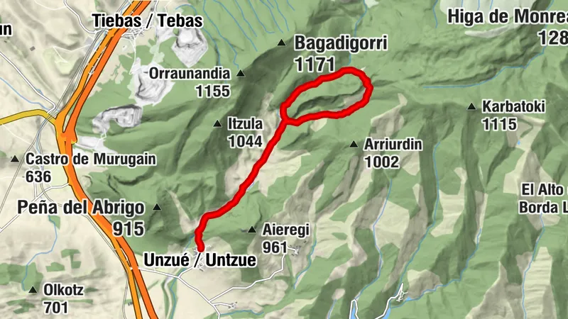 Navarra - Itinerario micológico. Unzué
