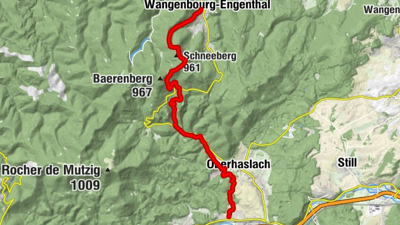 Querung des Vogesenmassivs - Etappe 07 - Wangenbourg-Engenthal - Urmatt