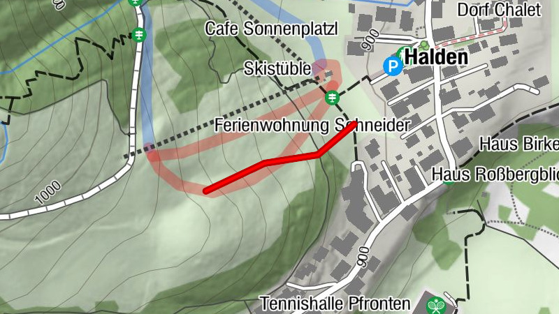 Rodelbahn Sonnenlifte Pfronten Röfleuten