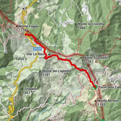 Etappe Nr. 37: Passo di Cento Croci - Passo della Cappelletta
