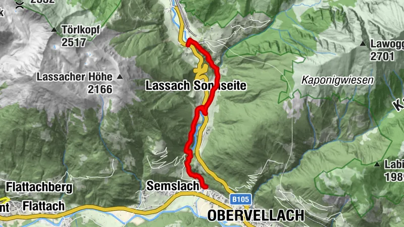 Groppenstein- und Rabischschlucht
