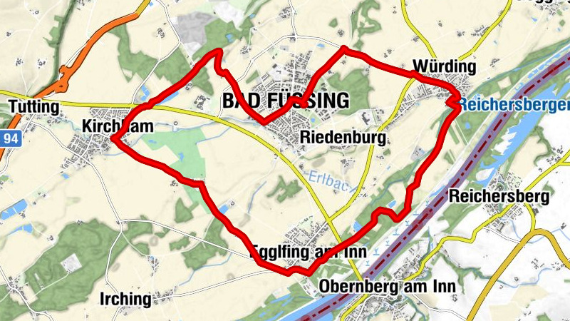 Tour Schmetterling Bad Füssing