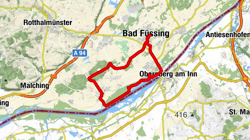 Tour Schwan Bad Füssing