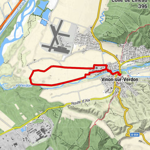 Site VTT FFC - Provence Verdon - Circuit 30 - Vert - Vinon-sur-Verdon