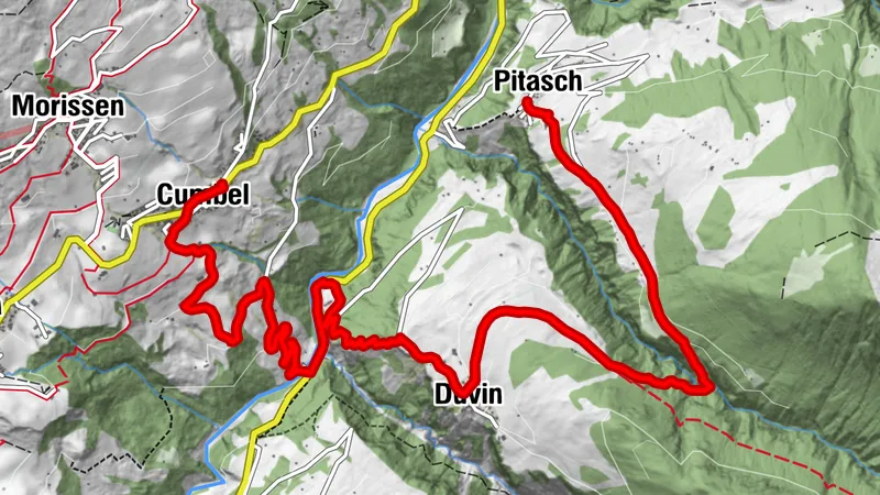 Via Glion Etappe 5: Cumbel - Pitasch