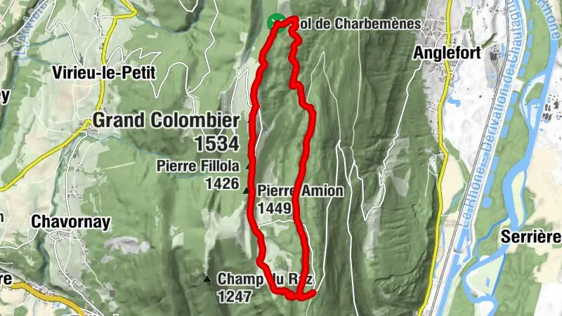 Wanderung: Le circuit des Scioux