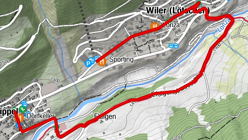 Talwanderung Kippel - Wiler