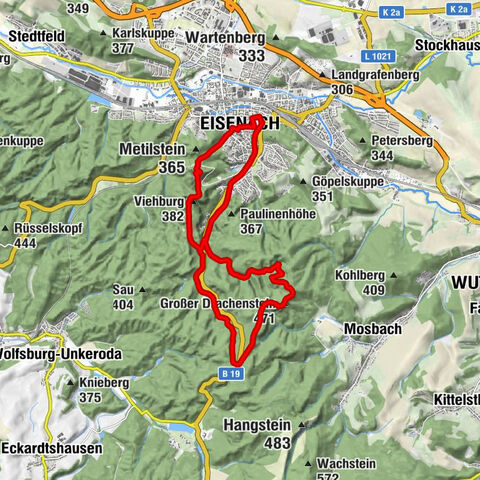IVV PW + GTW "Auf Luthers Spuren - Luther, Drachen, Landgrafen, Rosenwunder..."